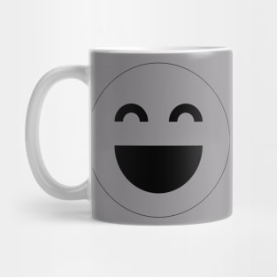 Laugh emoticon Vector. Mug